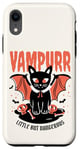 iPhone XR Vampurr Little But Dangerous Cat Cute Vampire Design Case