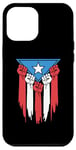 Coque pour iPhone 15 Pro Max Boricua Porto Rico PR Drapeau Portoricain Poing Heritage