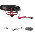 Rode Microphones VideoMic GO + DeadCat GO + VC1 + MicroBoompole Pro Bundle