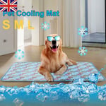 Chilly Mat Cooling Pet Dog Cat Viscose Pad Gel Cool Summer Indoor Bed Mats Fiber