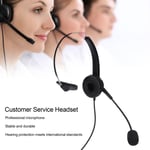 Telephone Headset OmniDirectional Business Office Telephone Call Center Cord GHB