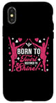 Coque pour iPhone X/XS Born to Twirl, Destined to Shine ! Baton Twirling Art