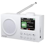 Mycket Radio Dab Portable, Radio Numérique Dab Plus avec Bluetooth, Radio FM Rechargeable, Radio de Cuisine, Double Réveil,Minuterie de Mise en Veille, 40 Stations Préréglées,Grand écran Couleur 2,4"