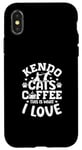 Coque pour iPhone X/XS Kendo Cats Coffee This Is What I Love - Kendo japonais