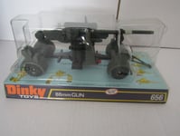 RARE Dinky Toys 656 German 88MM Gun (Original Clean lid with some minor damage)