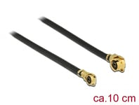 DELOCK – Antenna Cable MHF® I plug to MHF® 4L plug 1.13 10 cm (89647)