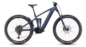 Vtt electrique tout suspendu cube stereo hybrid one44 pro 800 shimano cues 11v 800 wh 29   bleu gris ink 2025