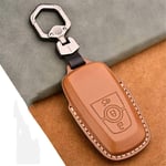 HJPOQZ Étui à clés en Cuir de Voiture, adapté pour Ford Fusion Mondeo Mustang Edge Expedition Explorer F-150 F-250 F-350 2018 2019