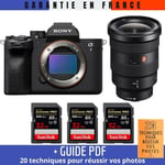 Sony A7 IV + FE 16-35mm f/2.8 GM + 3 SanDisk 32GB Extreme PRO UHS-II SDXC 300 MB/s + Guide PDF ""20 TECHNIQUES POUR RÉUSSIR VOS PHOTOS