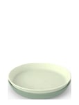 Kiddish Plate 2-Pack Elphee Green D By Deer