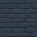 Fine Decor Painted Brick Navy Effect Wallpaper FD43602