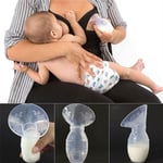 Milk Bottle Breast Milk Pump Breast Collector Baby Breastfeeding One-handed