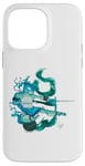 Coque pour iPhone 14 Pro Max TMNT x Lily Stock Collection Leonardo Watercolor Art