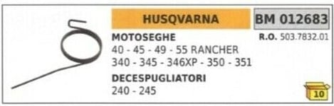 Ressort Sautade Démarreur Husqvarna Scie à Chaîne 40 - 45 Taille-Haie 240 - 245