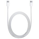 Câble 2 mètres pour iPhone 16 Iphone 15 Pro Max Plus - IPad Pro Air MacBook - USB-C vers USB-C - Câble Chargeur Cordon USB C - Straße Tech ®