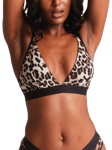 Lemonade Dolls Soft Mesh Bralette Natural Leopard