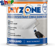 anti  Mould  Paint  1L  Brilliant  White  Emulsion -  Mould  Resistant  for  5