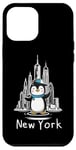 iPhone 13 Pro Max New York Penguin NYC Skyline Cute Penguin Souvenir New York Case