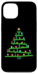 iPhone 13 8 Bit Retro Gaming Christmas Tree Case