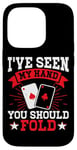 Coque pour iPhone 14 Pro Jeu de cartes de poker Jetons de jeu Bluff