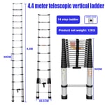 2M-6M Telescopic Ladder Hook Ladder Multi-Purpose Extendable Folding Ladders