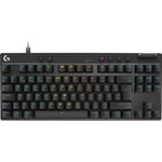 Logitech G Pro X TKL RAPID -trådad spelkeyboard, svart