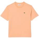 T-shirt Lacoste  T shirt femme  Ref 62386 IXY Orange clair