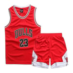 Chicago Bulls #23 ichael Jordan Jersey Basket Uniform Set V M