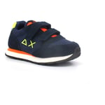 Bottes enfant Sun68  Tom Fluo Sneaker Bambino Navy Blue Z33302B