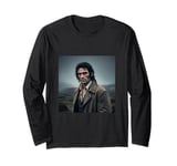 Portrait of Heathcliff - Wuthering Heights by Emily Brontë Long Sleeve T-Shirt