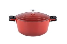 Cocotte avec diamètre 28 cm, 6,8L Km Céramique Red