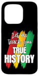 Coque pour iPhone 15 Pro Let Me Teach You Real Black History RBG Afro-Américain