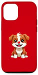 iPhone 12/12 Pro Red Dog Nose Funny Day 2024 Red Dog Nose Cute Dog for Kids Case