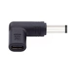 cablecc USB 3.1 Type C USB - C Femelle tournant DC 12V 5.5x2.1mm fiche 90 degrés Angle Adaptateur PD simulateur Trigger