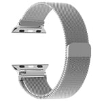 Milanese loop-rem för Apple Watch-band 44 mm 40 mm 45 mm 49 mm 41 mm 38 mm 42 mm 44 mm Armband iwatch Series 9 3 6 5 SE 7 8 Ultra 2 silver silver silver 42mm 44mm 45mm 49mm