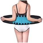 STKASE® Support Lombaire Ceinture Lombaire - Ajustable, Corset Respirant - Unisexe - Aide à réduire Les douleurs du Dos, Maintien de la Posture,Bleu,L