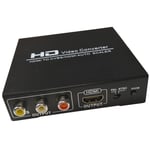 Convertisseur HDMI vers CVBS RCA,1080P,PAL,NTSC,HDCP,adaptateur audio vidéo composite AV avec fonction téléphonique de sauna de 3.5mm