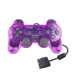 Handkontroll Playstation 2 Transparent/Lila