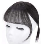 (Ordinary Color)3D Clip In Bangs Women Girls Dome Air Bangs Hairpiece Hair|