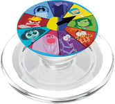 Disney and Pixar’s Inside Out 2 Emotions Wheel Mood Clock PopSockets PopGrip for MagSafe