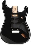 Fender® »DELUXE SERIES STRATOCASTER® ALDER BODY - HSH ROUTING« Corps pour Guitare Électrique - Aulne - Couleur: Noir