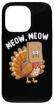 Coque pour iPhone 13 Pro Faux chat en forme de dinde pour Thanksgiving