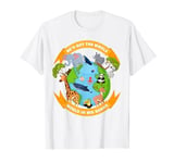 He's Got The Whole World in His Hands – Faith Kids Animals T-Shirt