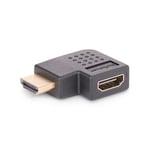 StarTech.com Adaptateur HDMI 2.0 à Angle Droit, Mâle vers Femelle, Économiseur de Port HDMI Horizontal à 90 Degrés, 4K 60Hz, Extension Coudé pour HDMI à Haut Débit, Raccord HDMI 2.0, M/F