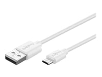 Wentronic Goobay - Usb-Kabel - Micro-Usb Type B (M) Bis Usb (M) - Usb2.0 2.5 A - 1.0M - Hvit (77527)