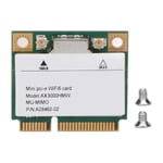 Mini PCIE Nätverkskort Wifi6 3000Mbps Hög Hastighet Trådlöst Wifi-kort 802.11ax/ac 2.4G 5Ghz Nätverkskort Adapter