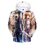 Video Game Cosplay Hoodie Movie Fans Zip Jacket Unisex HD 3D Print Colourful Anime Pullover Hooded Men's Women's Manga Hoody Teens Novelty Street Sweatshirt,A,M