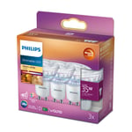 Philips LED CRI90 Spot - Dæmpbar - GU10 - 2.6 W - 3 stk - 230 lm