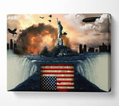 American Liberty Canvas Print Wall Art - Medium 20 x 32 Inches