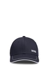 BOSS Mens Cap-1 Logo-Detail Cap in Cotton Twill